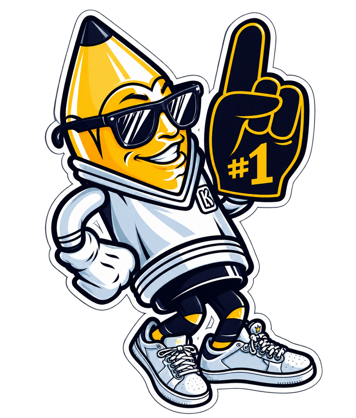 KCATCH character sticker